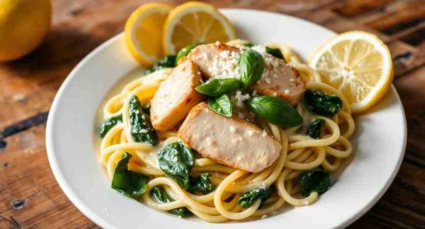Best Creamy Lemon Chicken Pasta