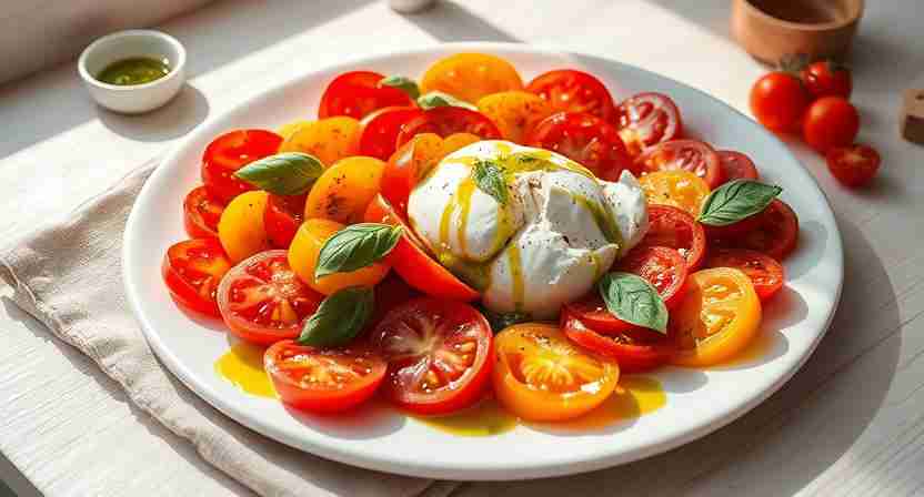 Best Tomato Burrata Salad