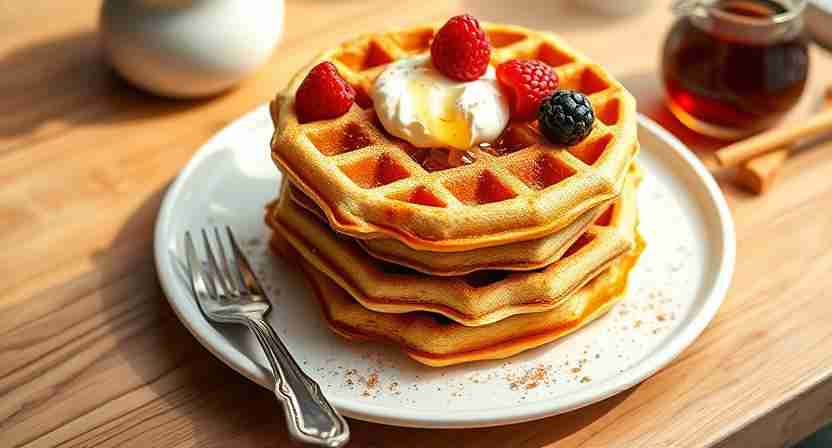 High Protein Waffles