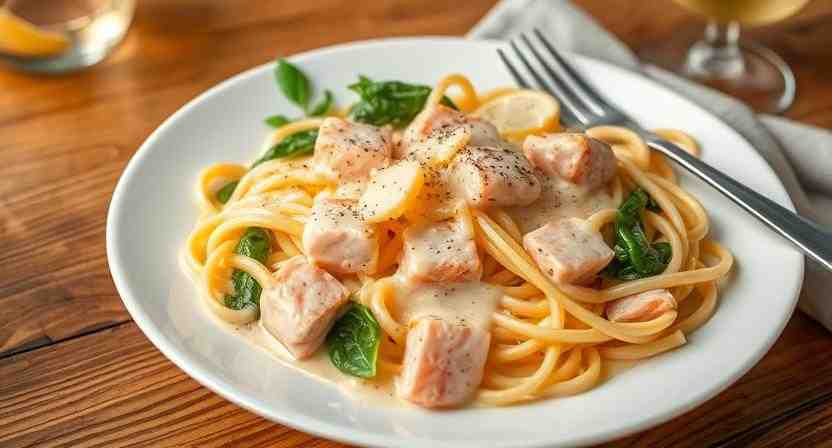 Creamy Salmon Pasta