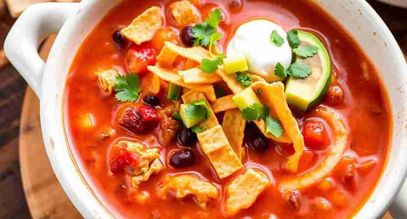 Best Chicken Enchilada Soup