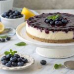 No Bake Blueberry Cheesecake