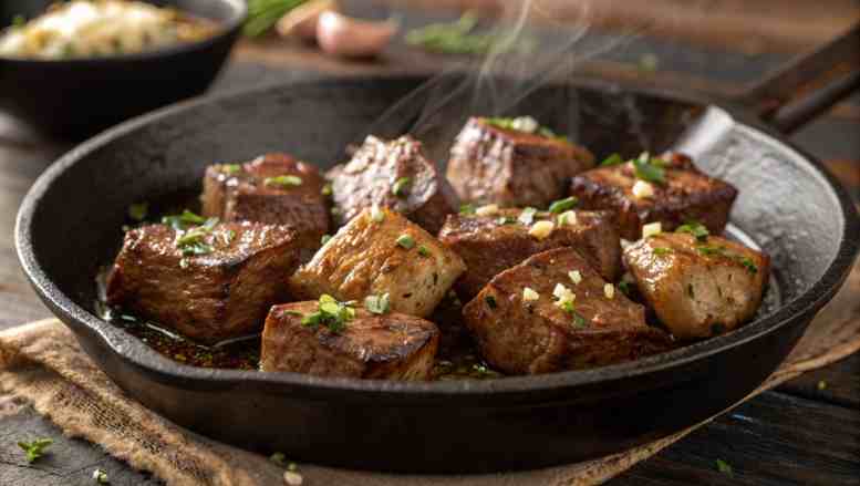 Best Garlic Butter Steak Bites