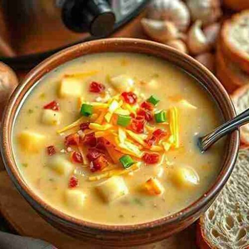 Easy Crockpot Potato Soup