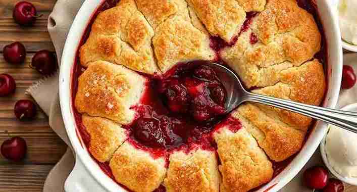 Best Cherry Cobbler