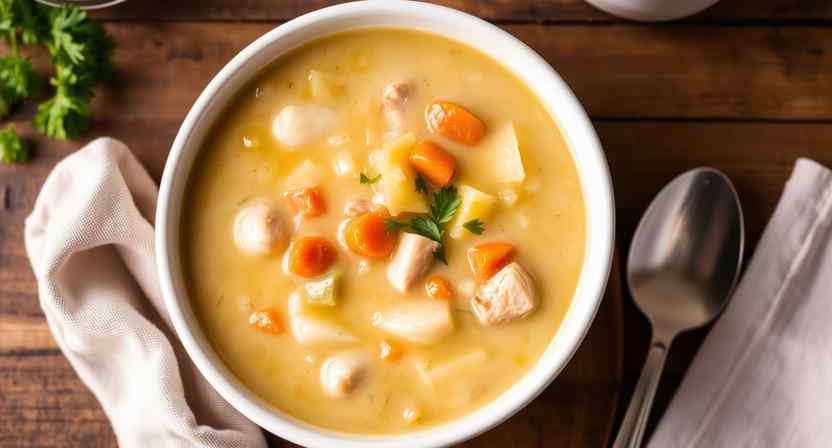 Creamy Chicken Potato Soup