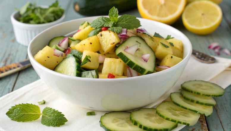 Best Pineapple Cucumber Salad