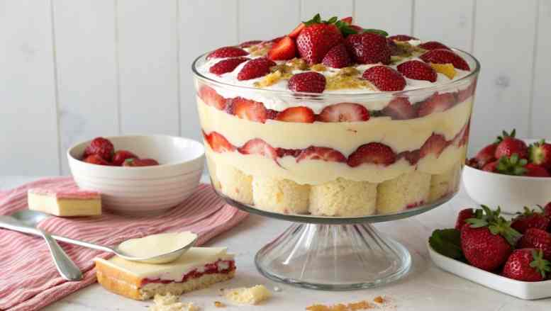 Best Strawberry Trifle