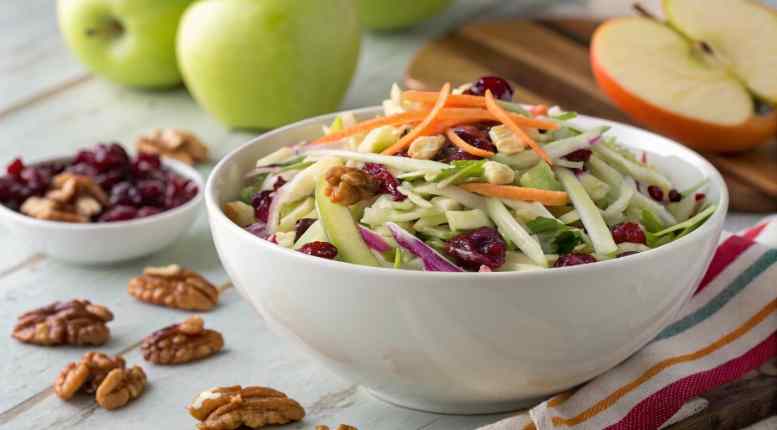 Best Apple Cranberry Coleslaw