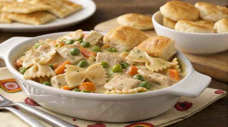 Best Chicken Pot Pie Pasta