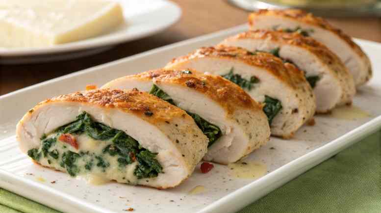 Best Spinach Stuffed Chicken Breast