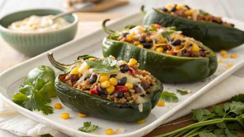 Best Stuffed Poblano Peppers
