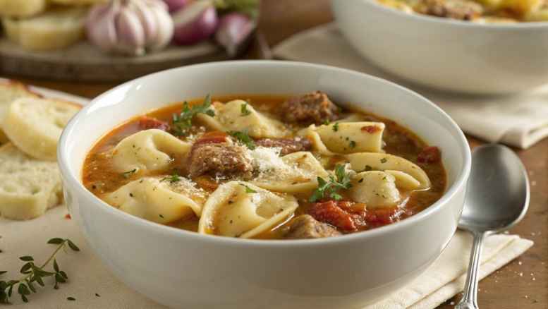 Best Sausage Tortellini Soup