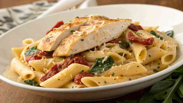 Best Tuscan Chicken Pasta