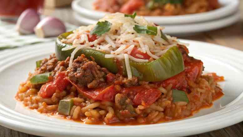 Best Stuffed Pepper Casserole